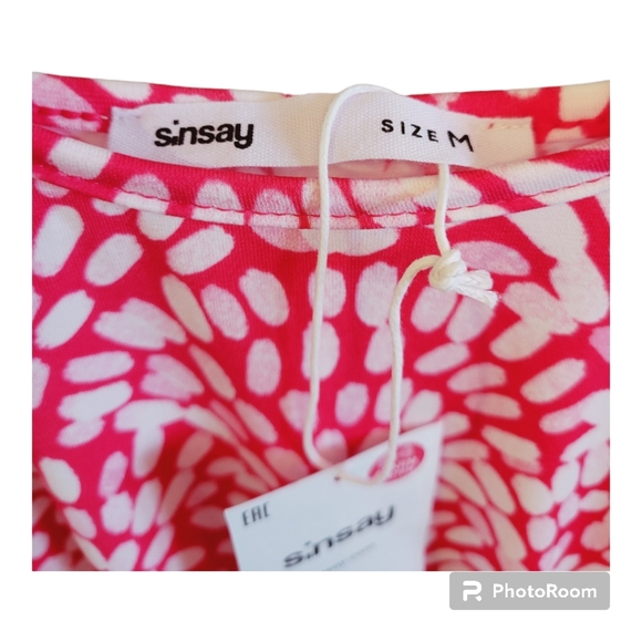 NWT SINSAY Midi Pattern Dress - Picture 7 of 9